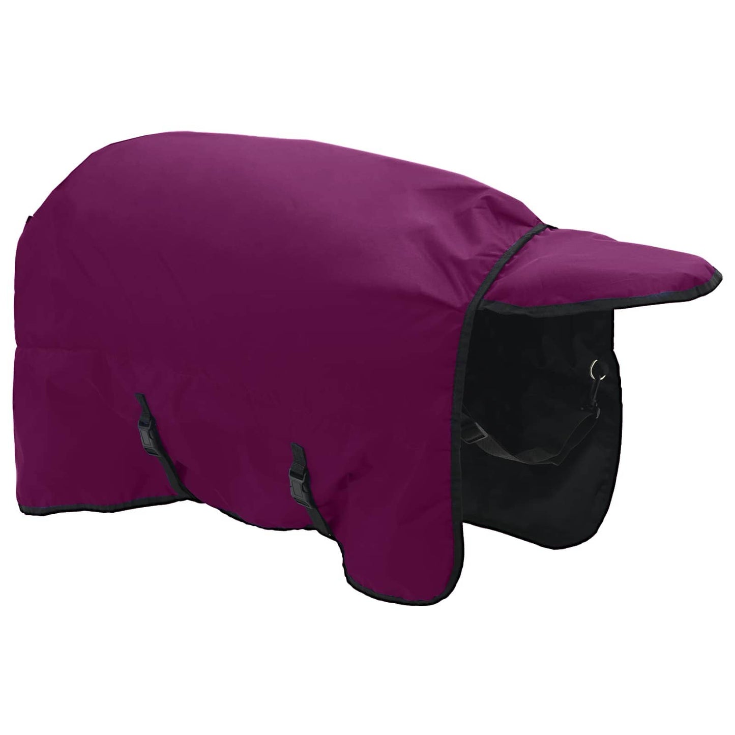 Hestetæppe Mørk Grøn og Sort 95 cm Polyester