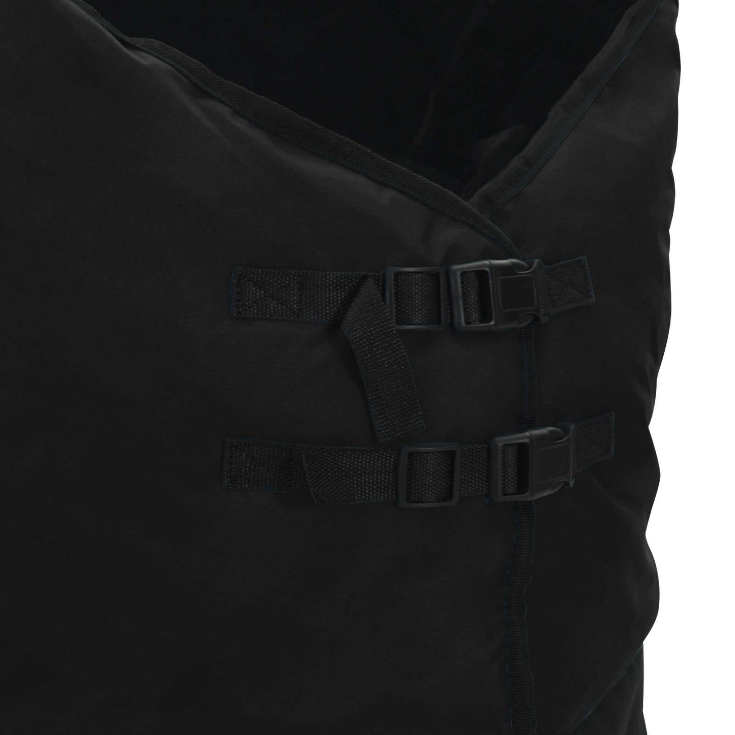 Hestetæppe Mørk Grøn og Sort 125 cm Polyester