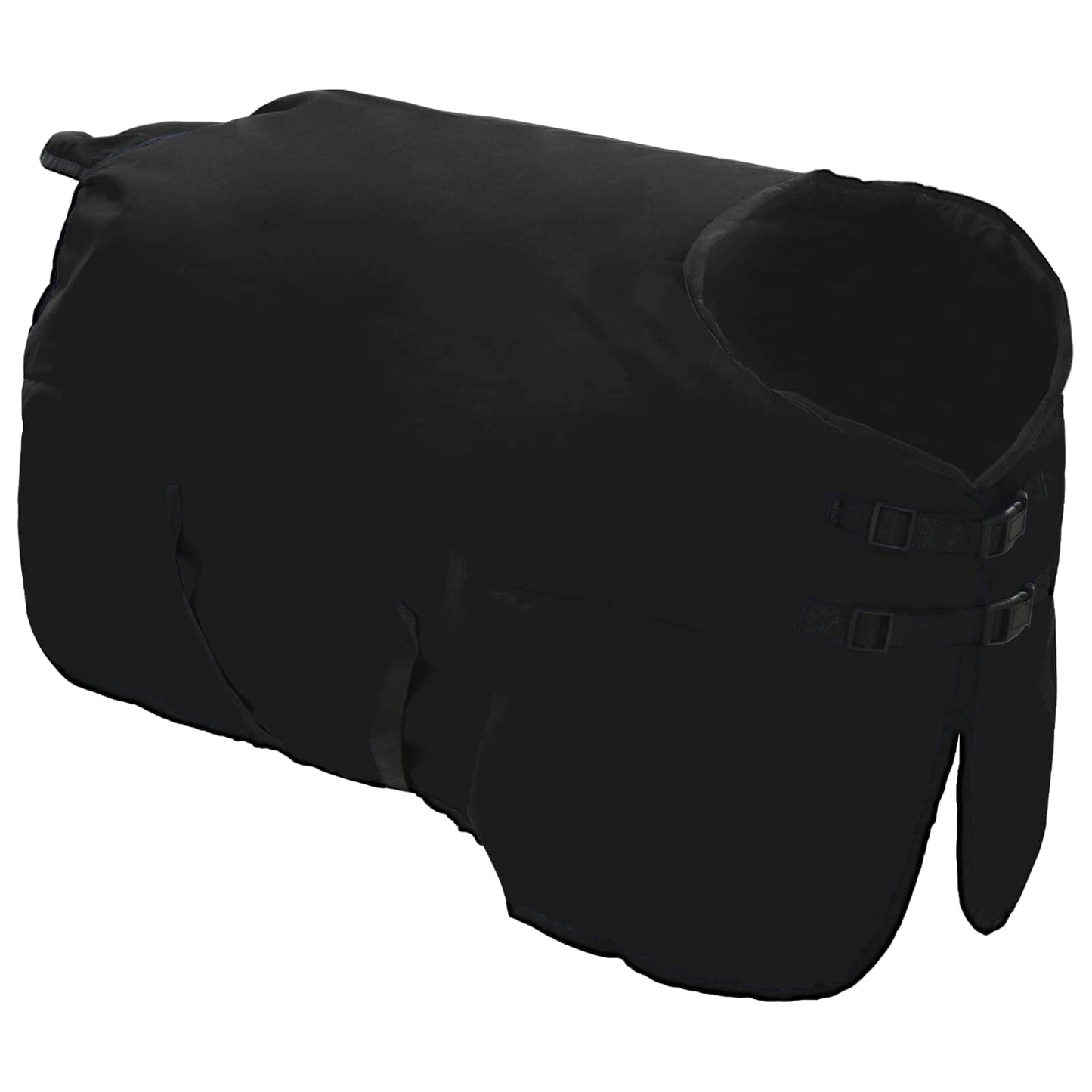Hestetæppe Mørk Grøn og Sort 125 cm Polyester