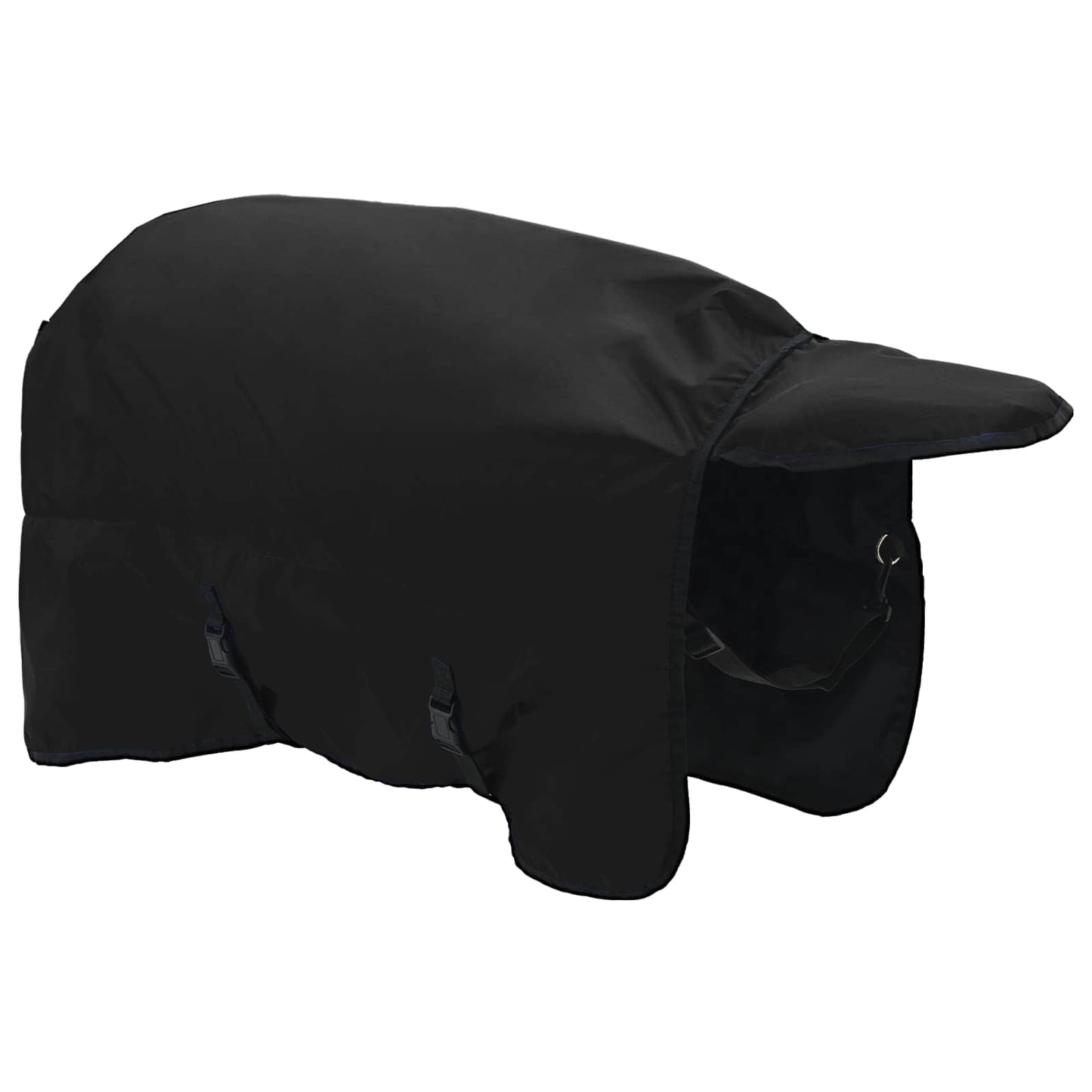 Hestetæppe Mørk Grøn og Sort 125 cm Polyester