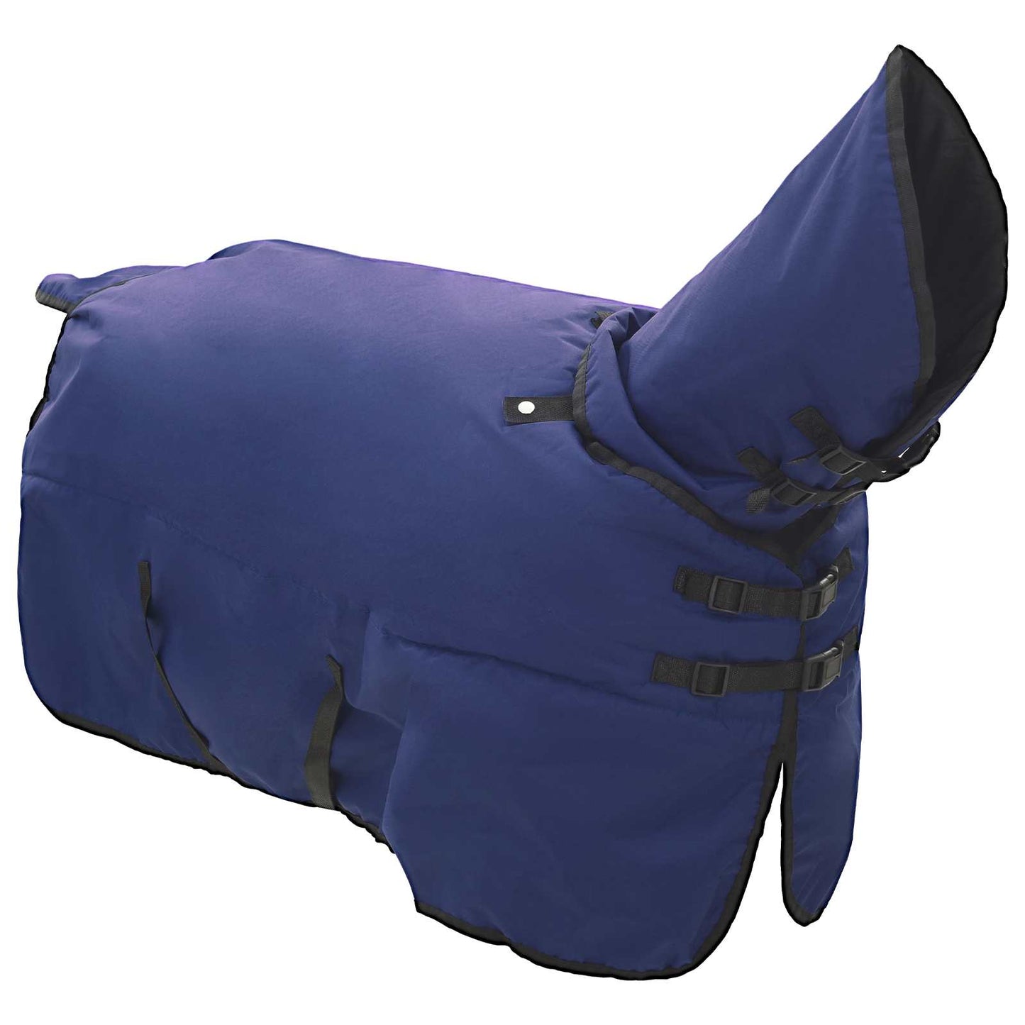 Hestetæppe Mørk Grøn og Sort 135 cm Polyester