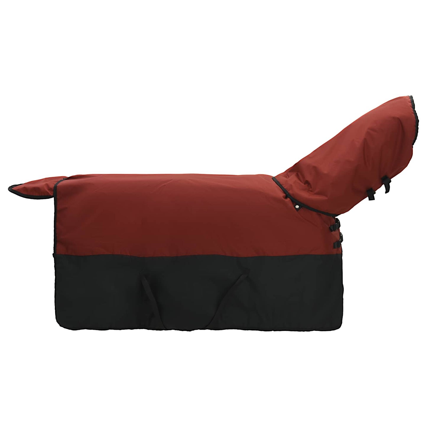 Hestetæppe Mørk Grøn og Sort 85 cm Polyester