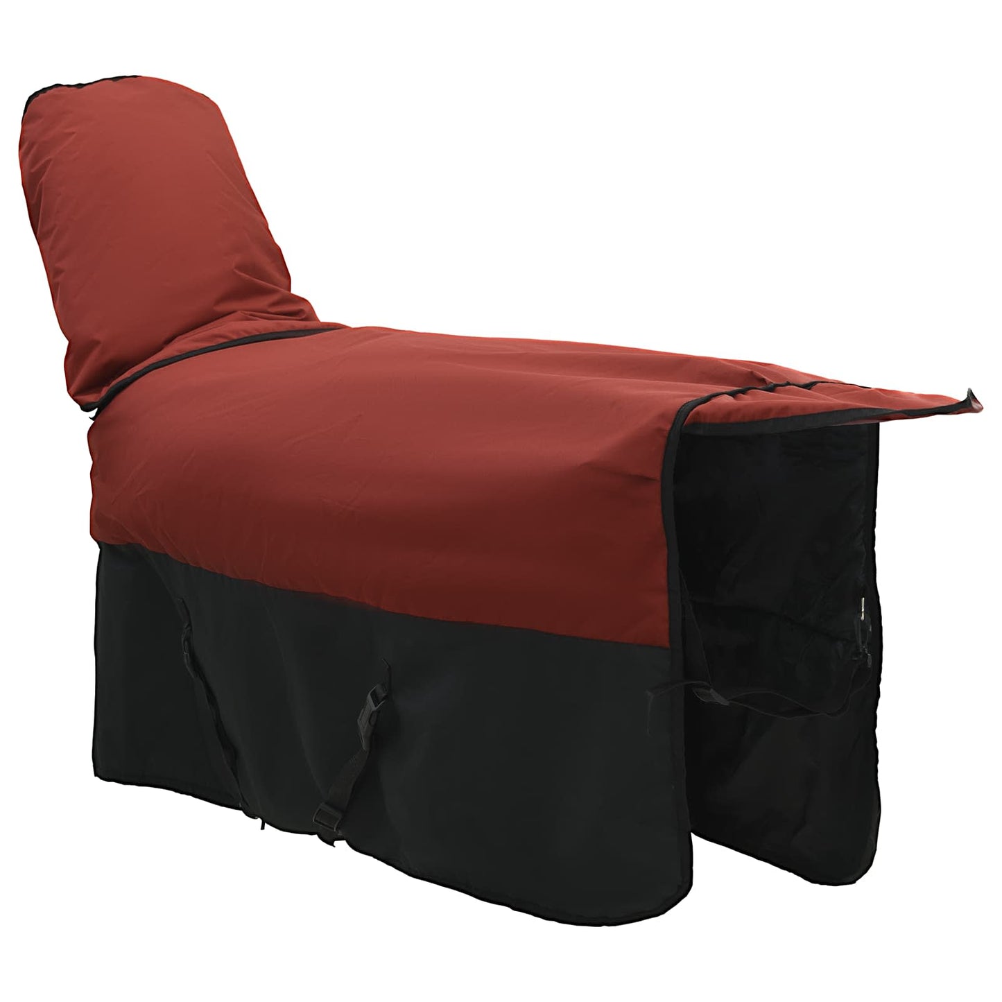Hestetæppe Mørk Grøn og Sort 85 cm Polyester