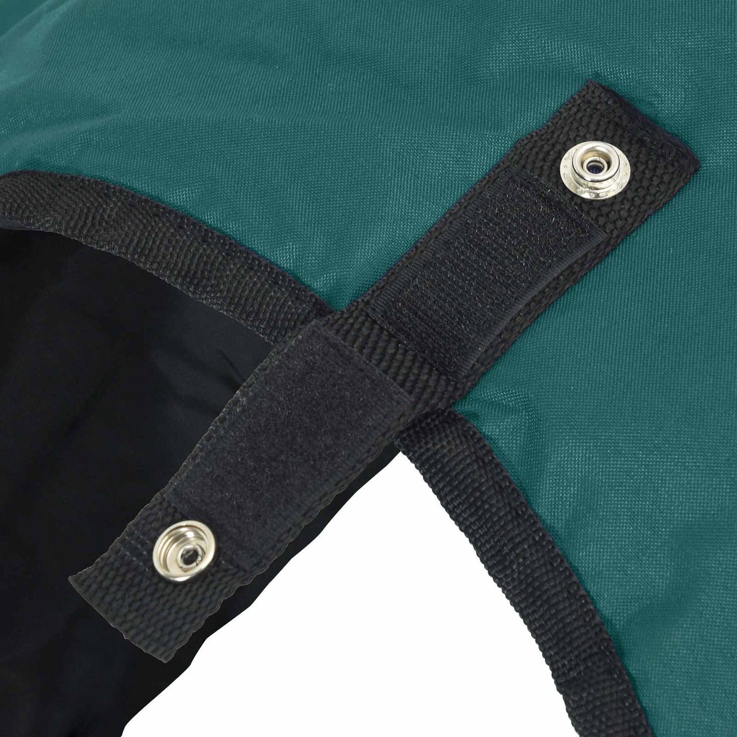 Hestetæppe Mørk Grøn og Sort 155 cm Polyester