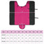 Hestetæppe Pink og Sort 125 cm Polyester