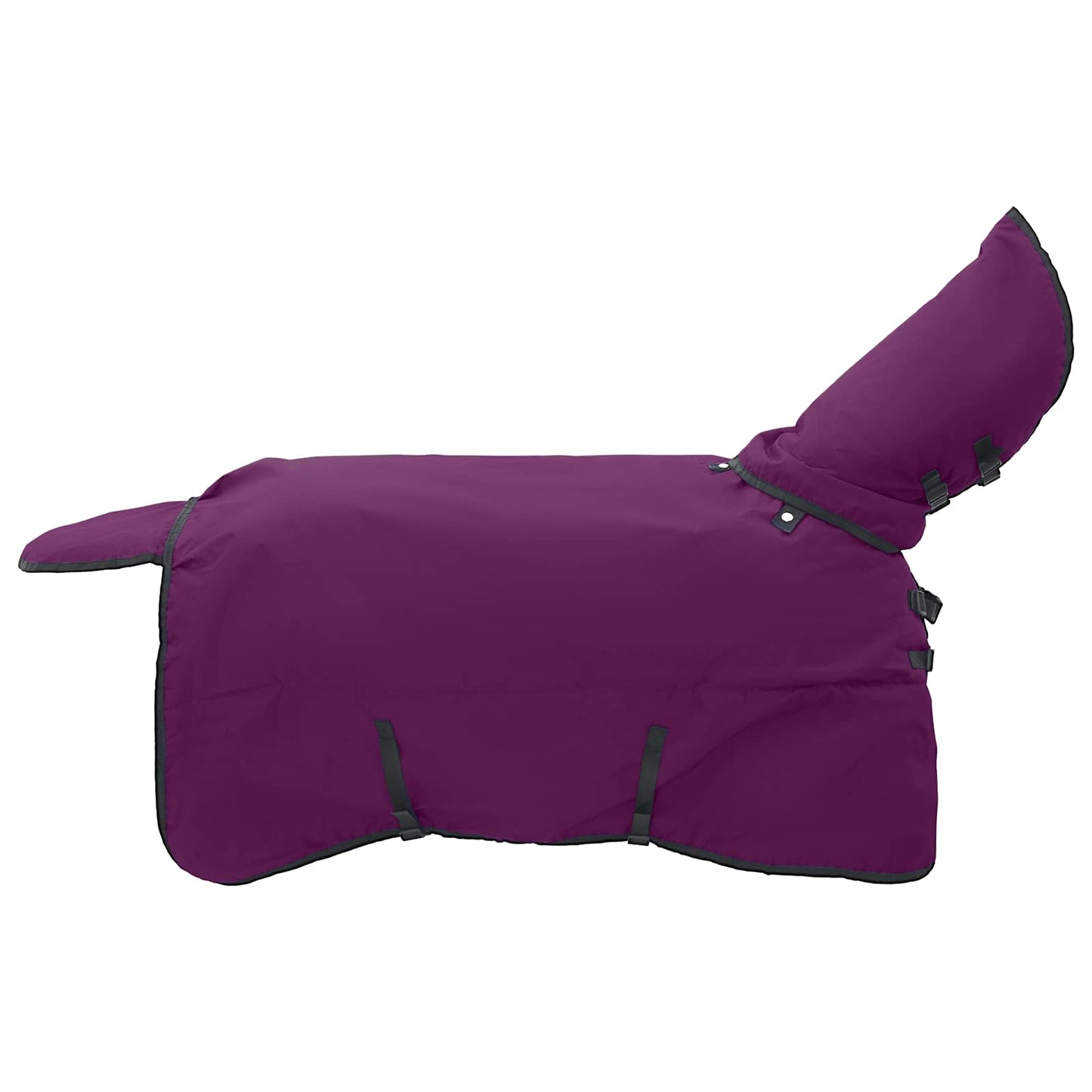 Hestetæppe Mørk Grøn og Sort 105 cm Polyester