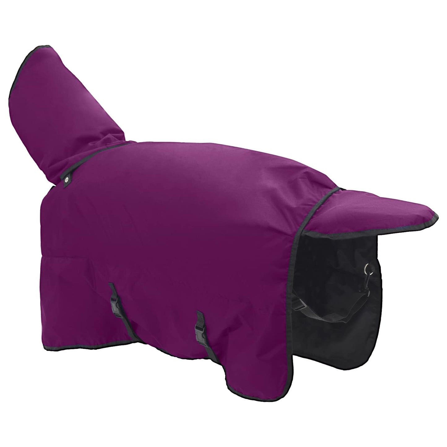 Hestetæppe Mørk Grøn og Sort 115 cm Polyester
