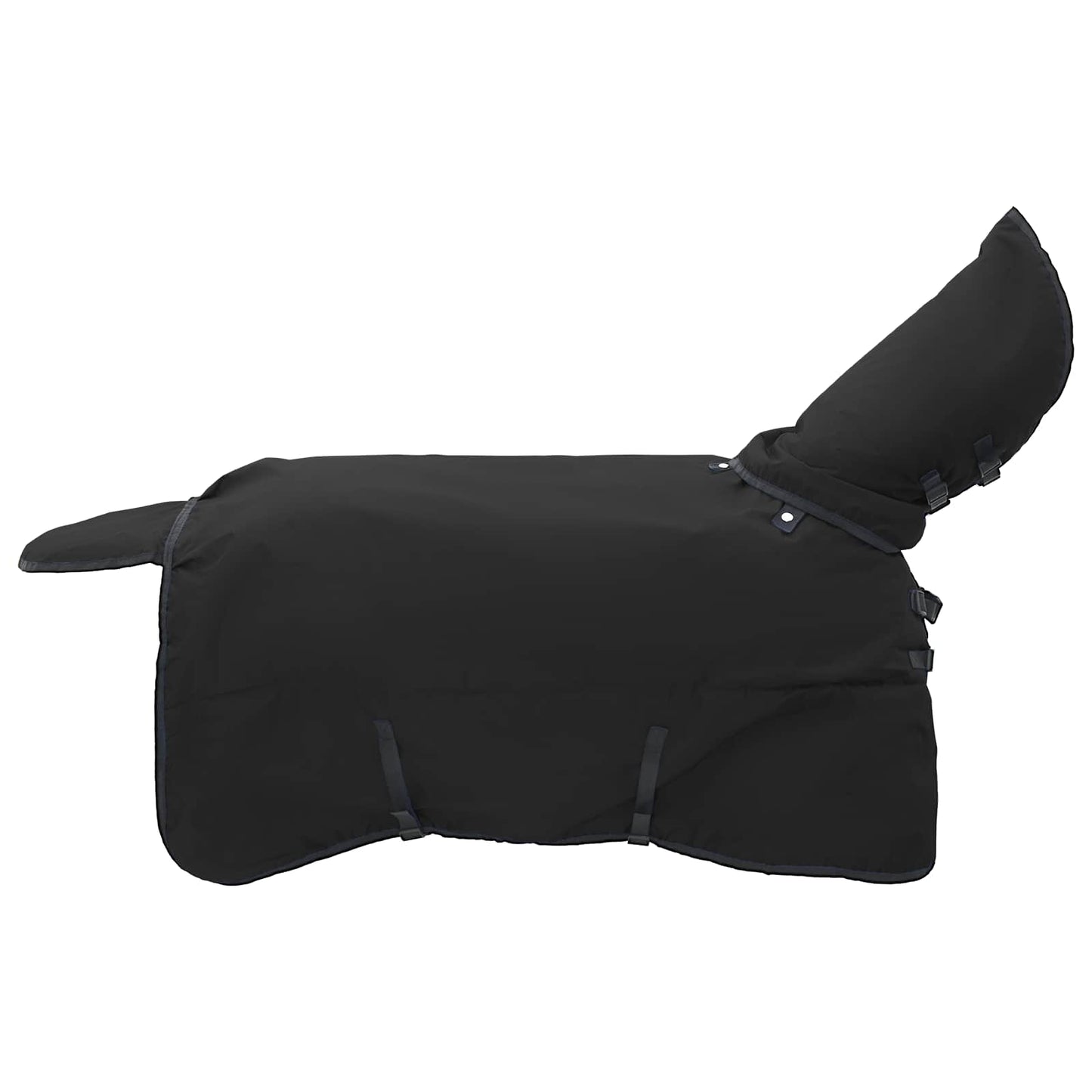 Hestetæppe Mørk Grøn og Sort 85 cm Polyester