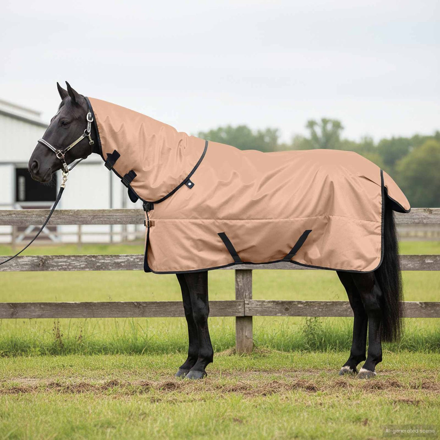 Hestetæppe Cappuccino 155 cm Polyester