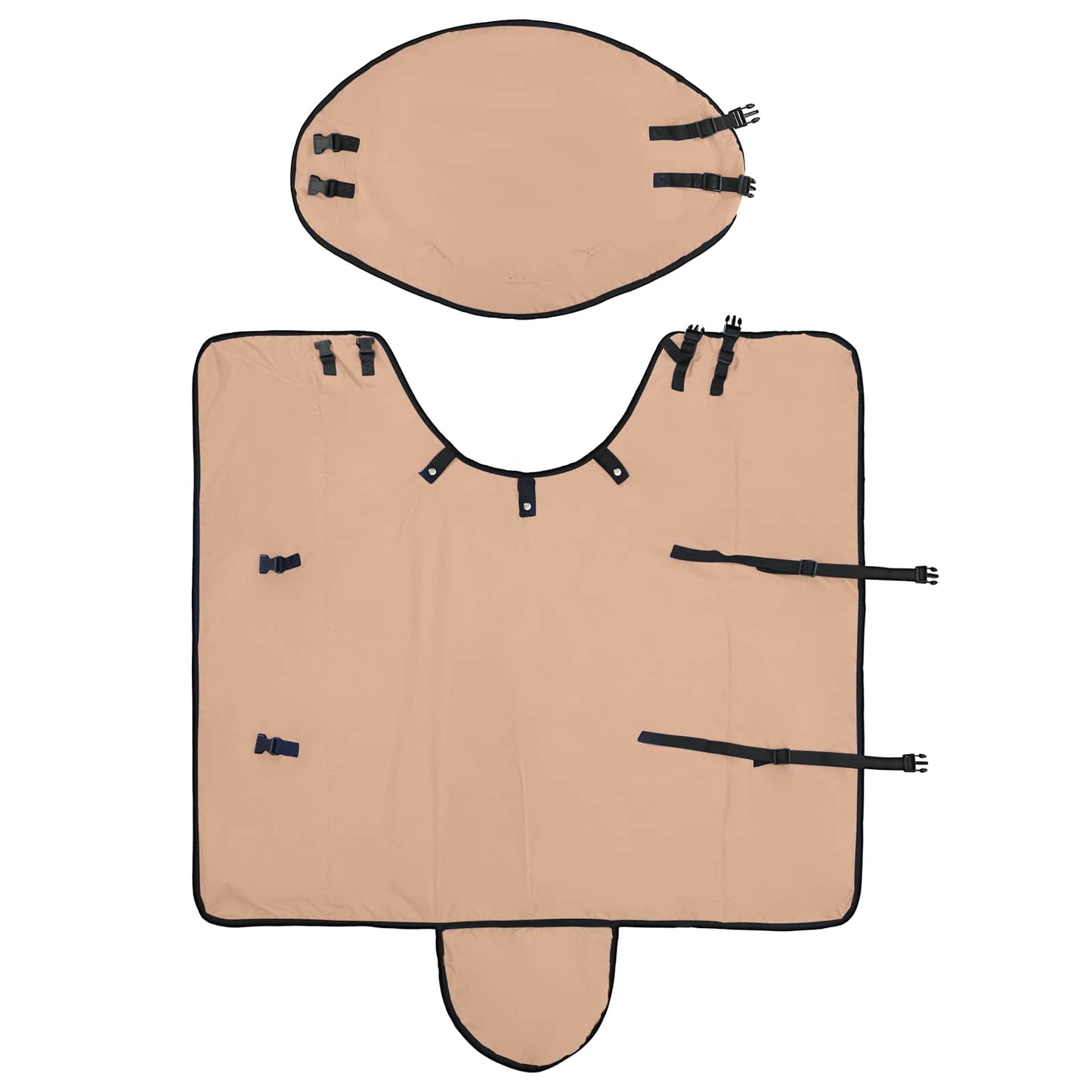 Hestetæppe Cappuccino 155 cm Polyester