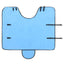 Hestetæppe Fuldt aqua 95 cm Polyester