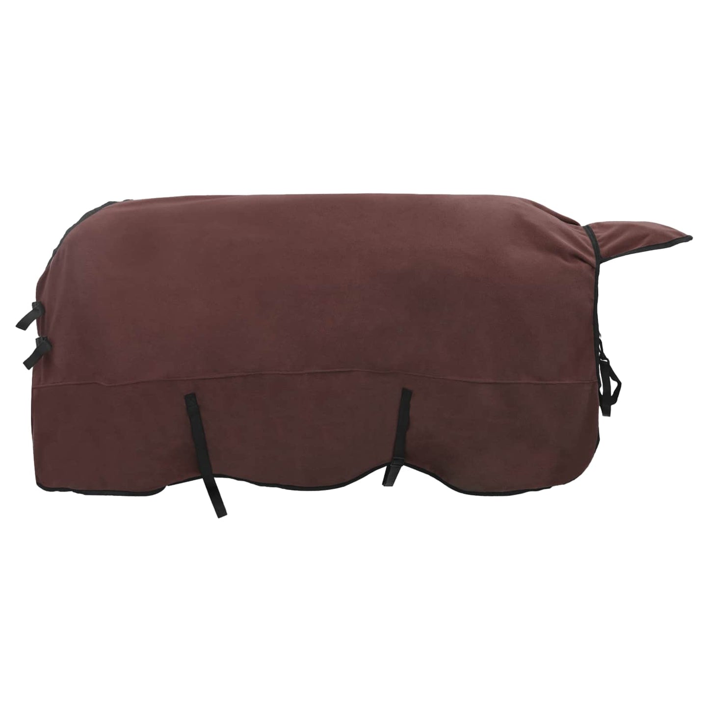 Hestetæppe Mørkebrun 145 cm Polyester