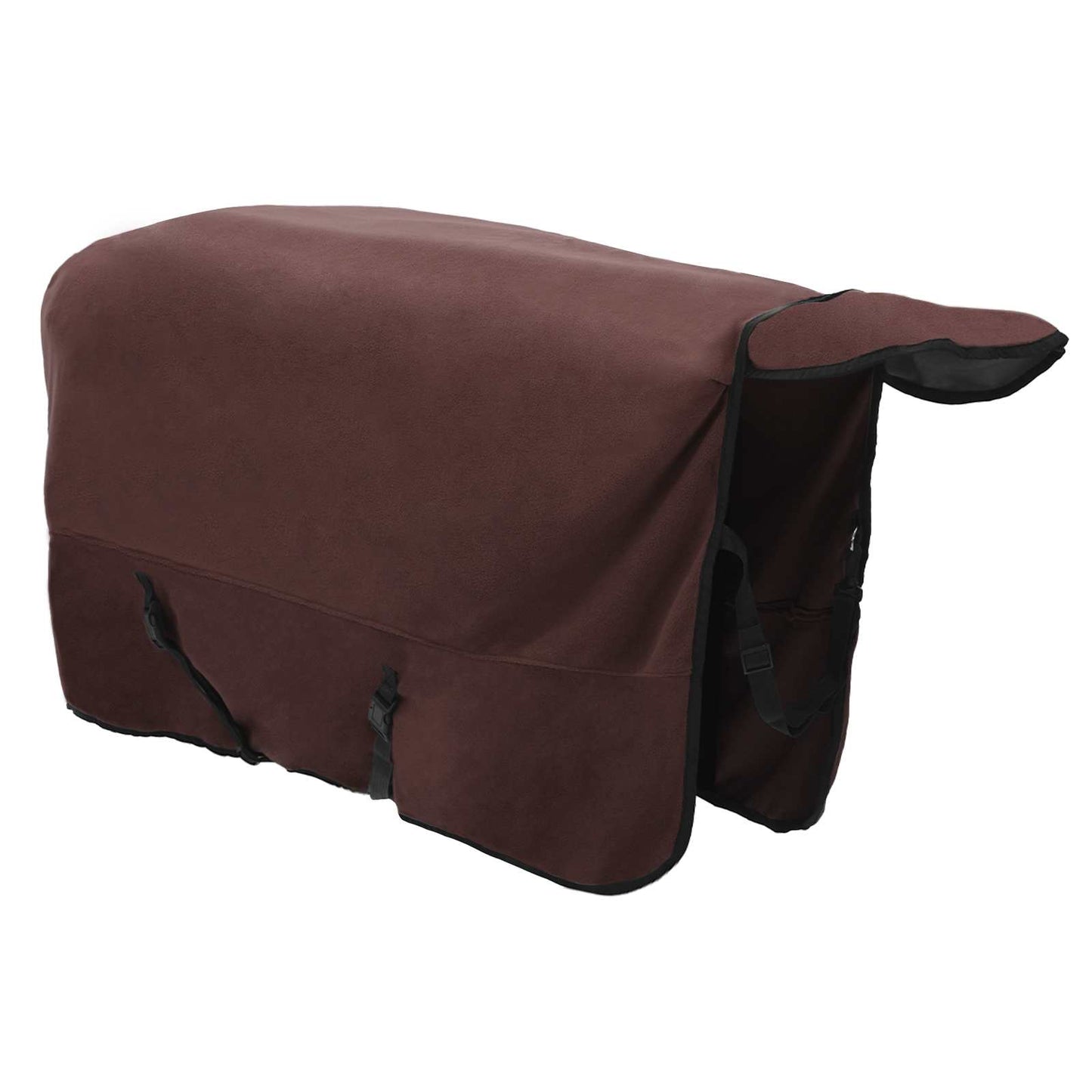 Hestetæppe Mørkebrun 145 cm Polyester