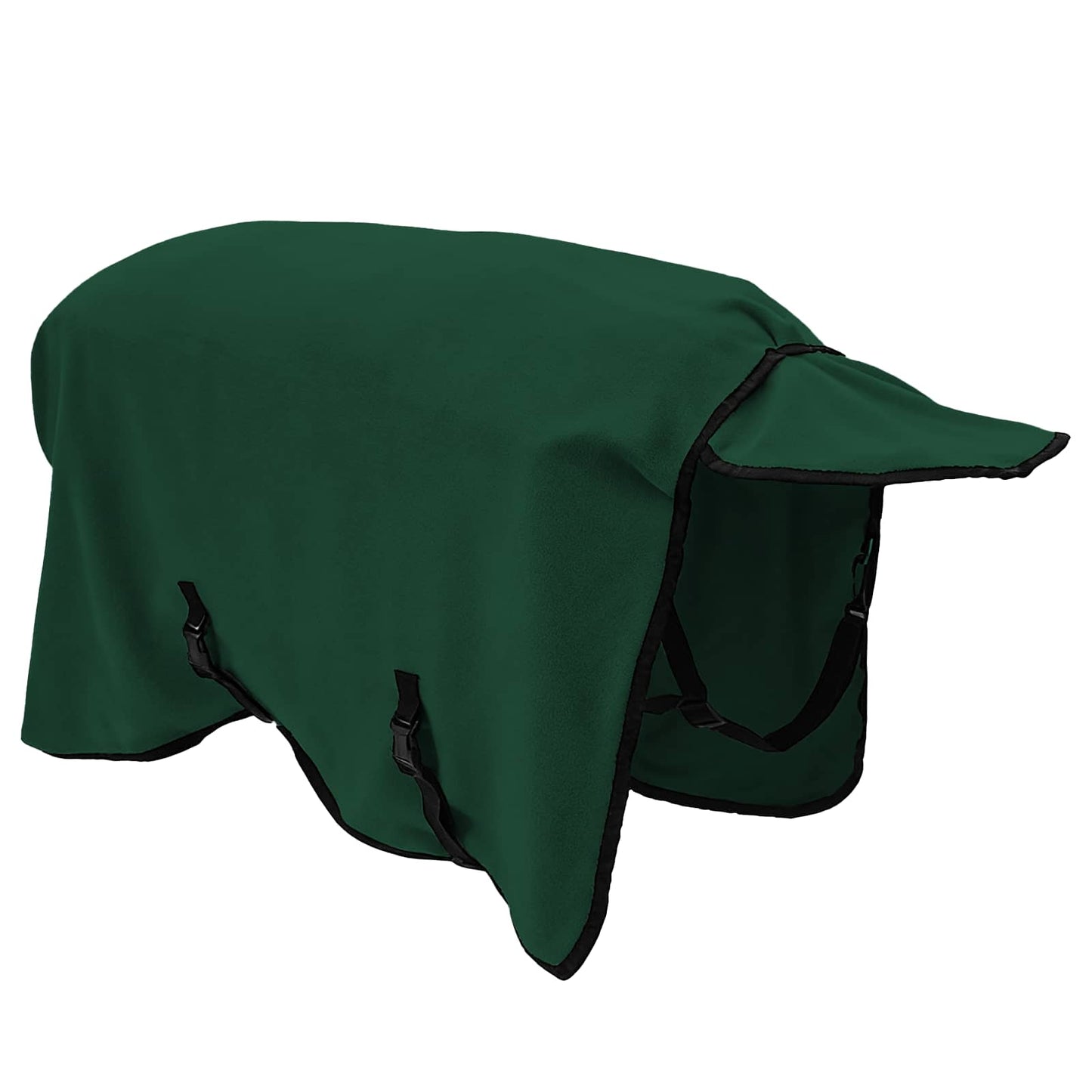 Hestetæppe Mørkegrøn 115 cm Polyester