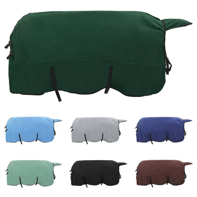 Hestetæppe Mørkegrøn 155 cm Polyester