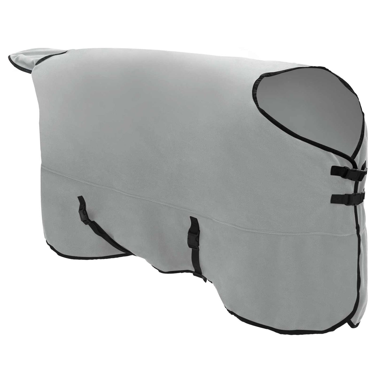 Hestetæppe Lysegrå og pink 145 cm Polyester
