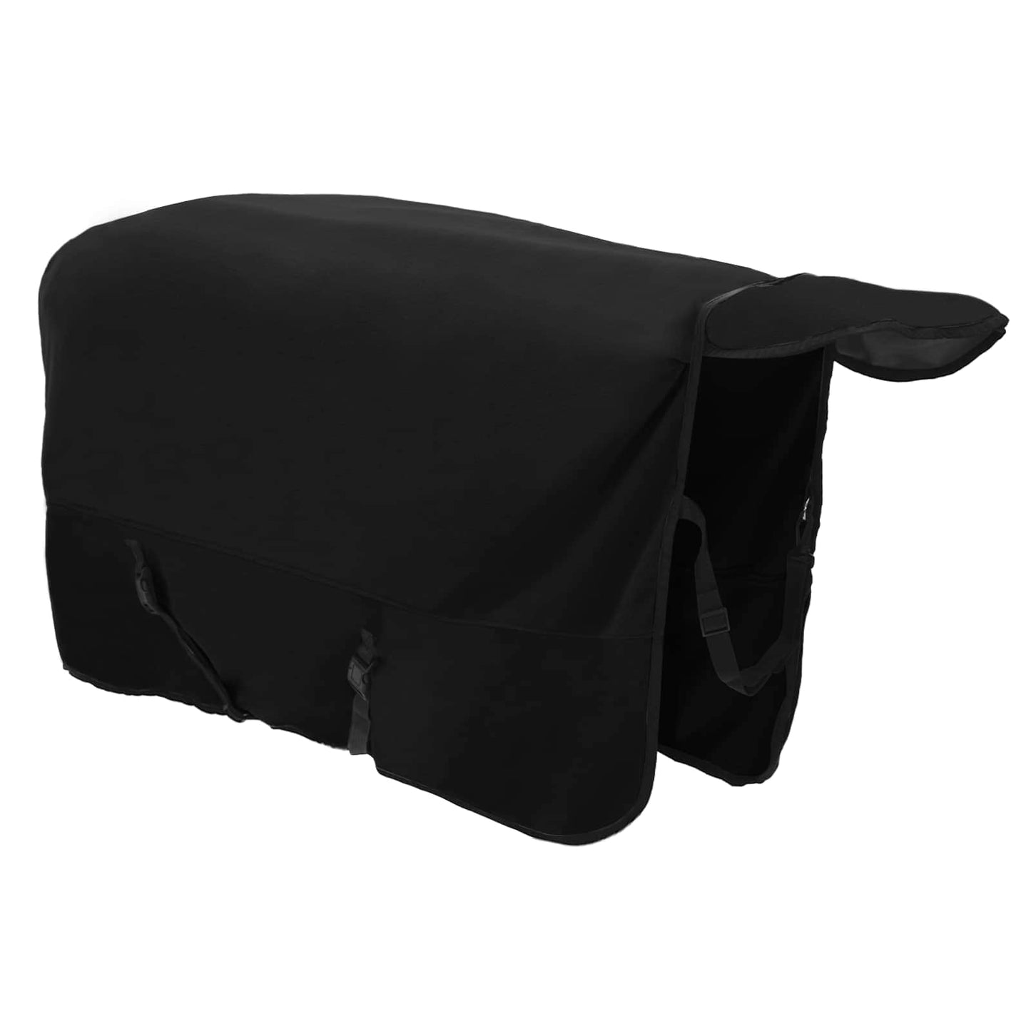 Hestetæppe Sort 125 cm Polyester