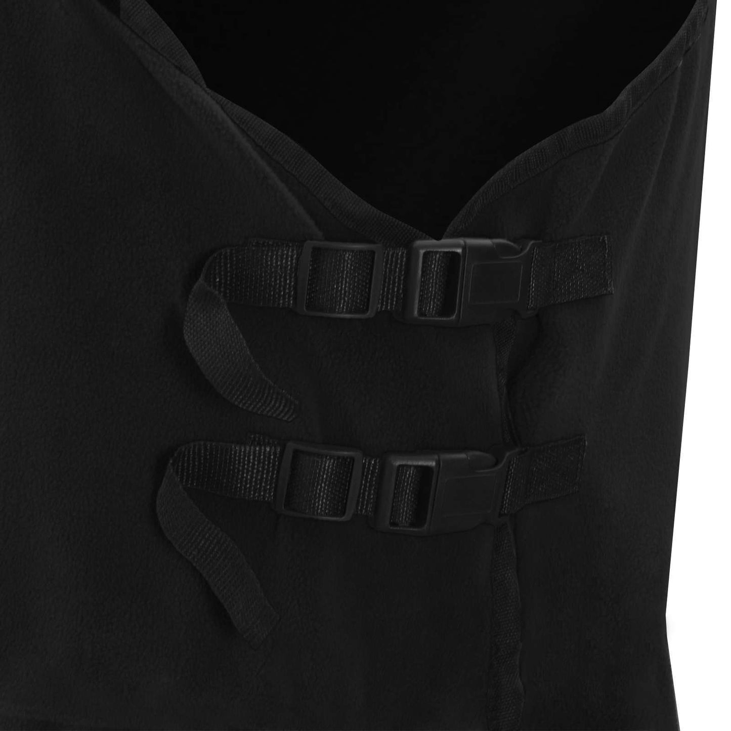 Hestetæppe Sort 165 cm Polyester