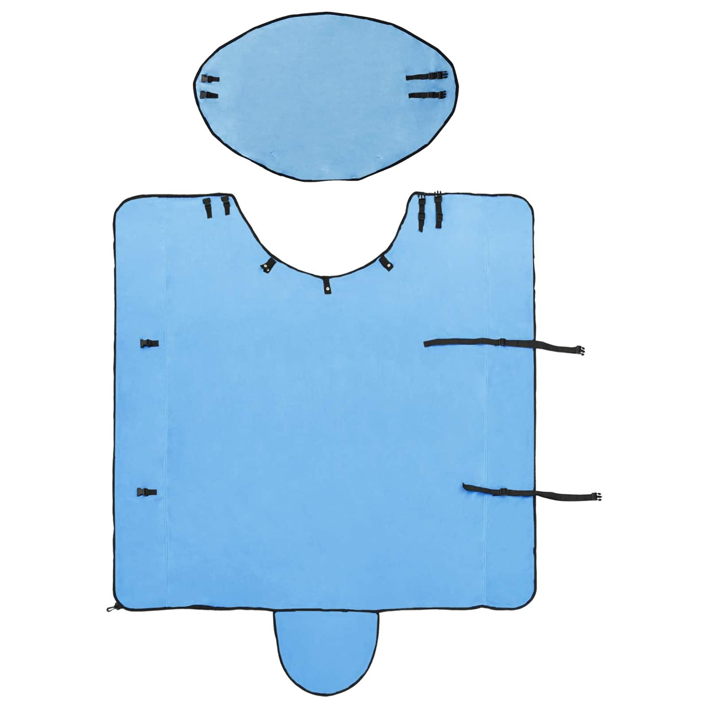 Hestetæppe Fuldt aqua 135 cm Polyester