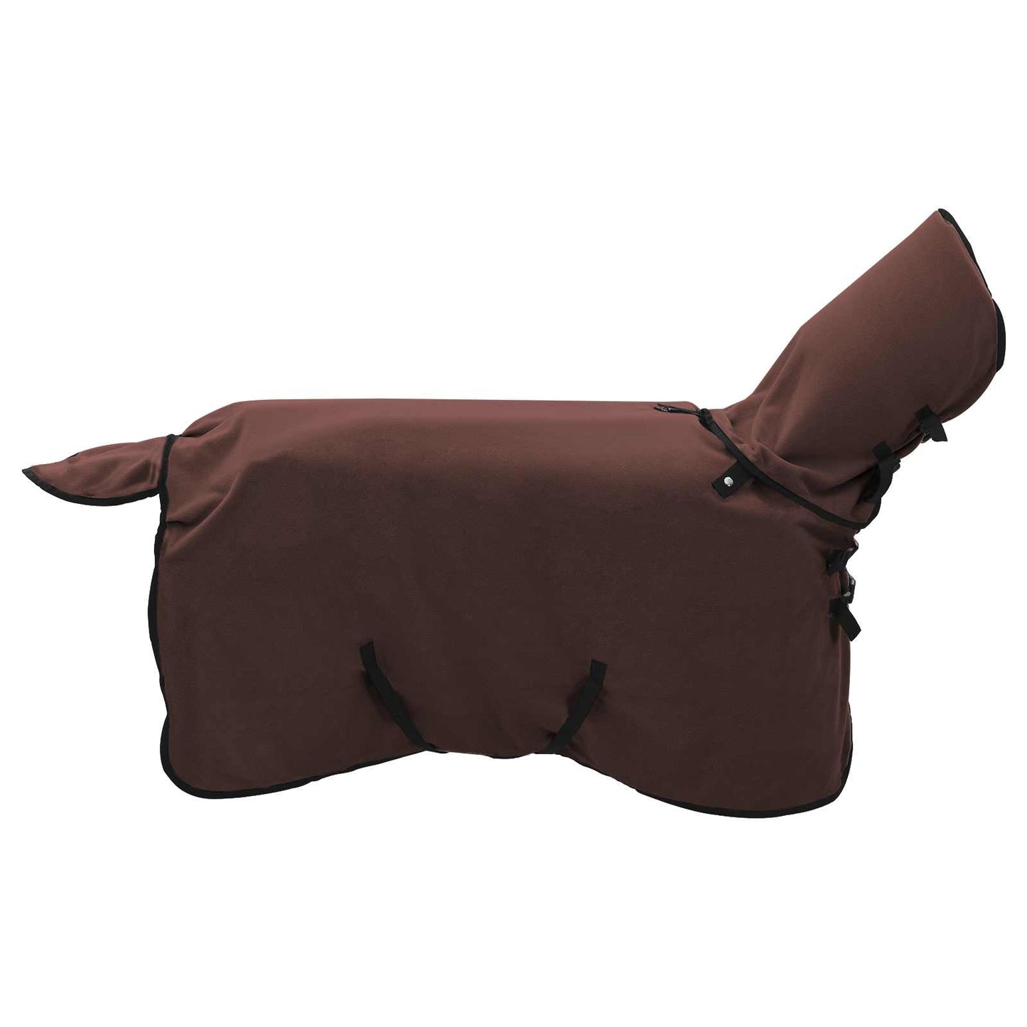 Hestetæppe Mørkebrun 75 cm Polyester