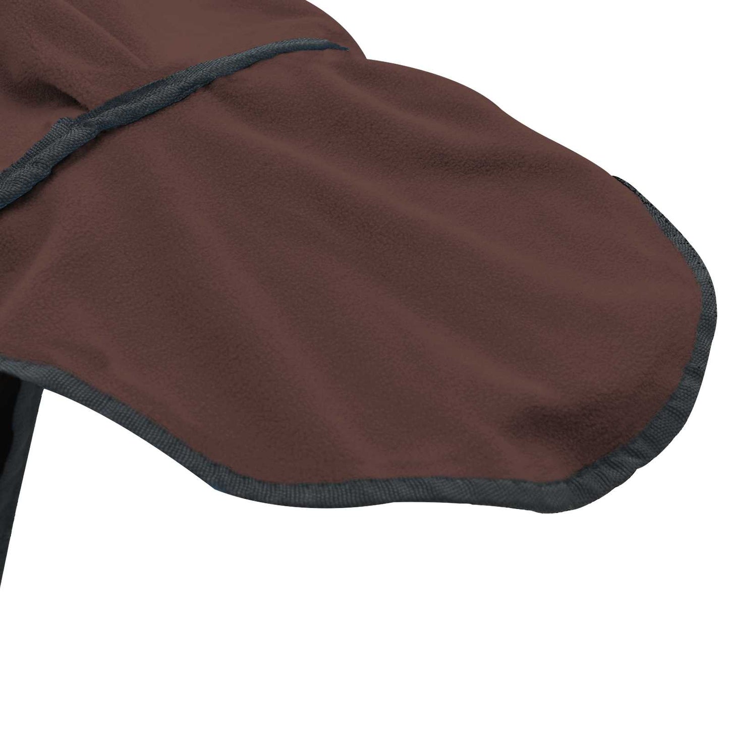 Hestetæppe Mørkebrun 125 cm Polyester