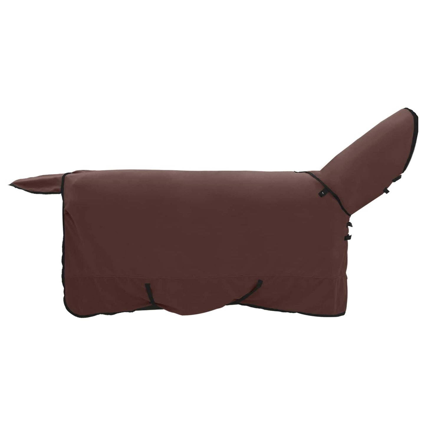 Hestetæppe Mørkebrun 165 cm Polyester