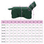 Hestetæppe Mørkegrøn 115 cm Polyester