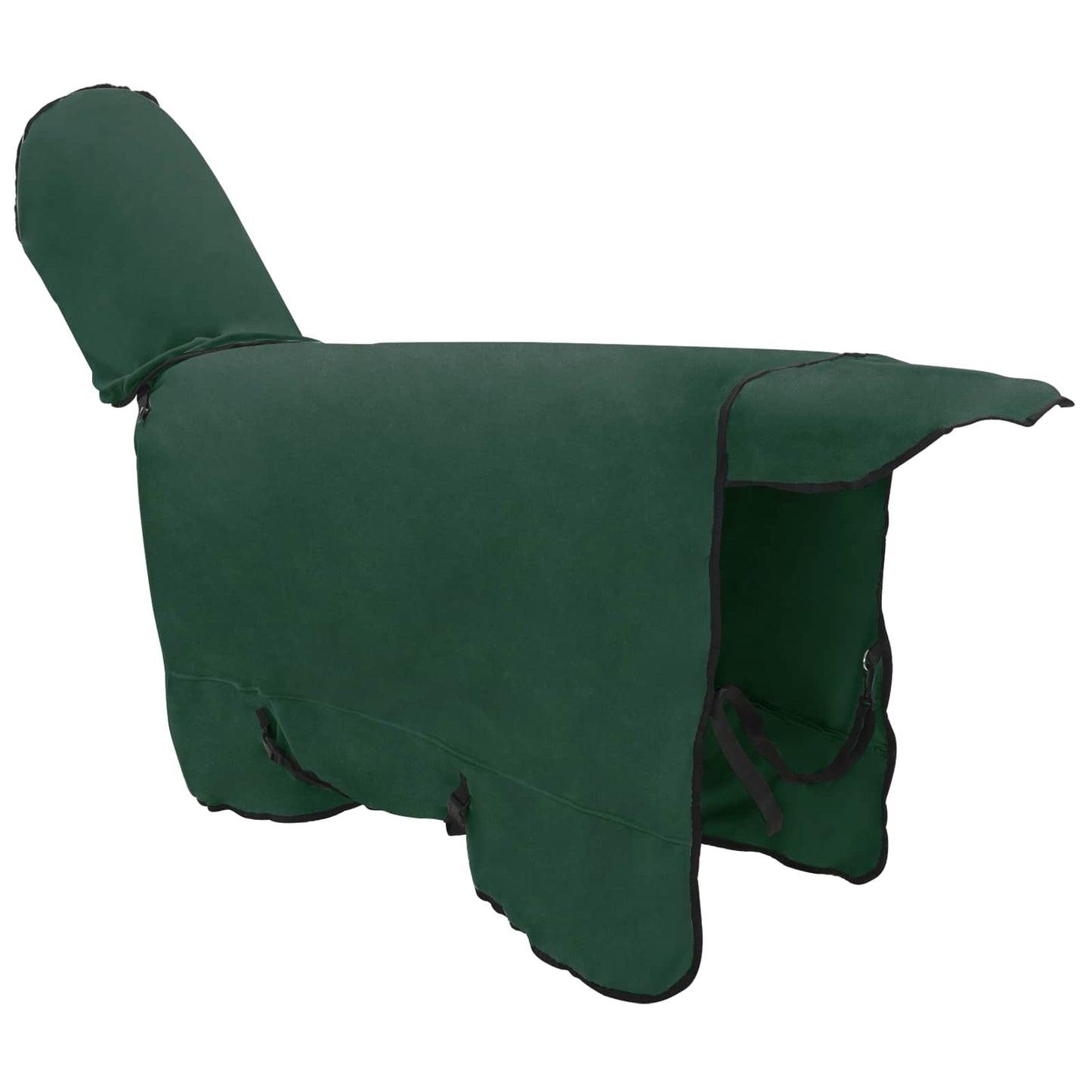 Hestetæppe Mørkegrøn 145 cm Polyester