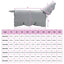 Hestetæppe Lysegrå og pink 145 cm Polyester