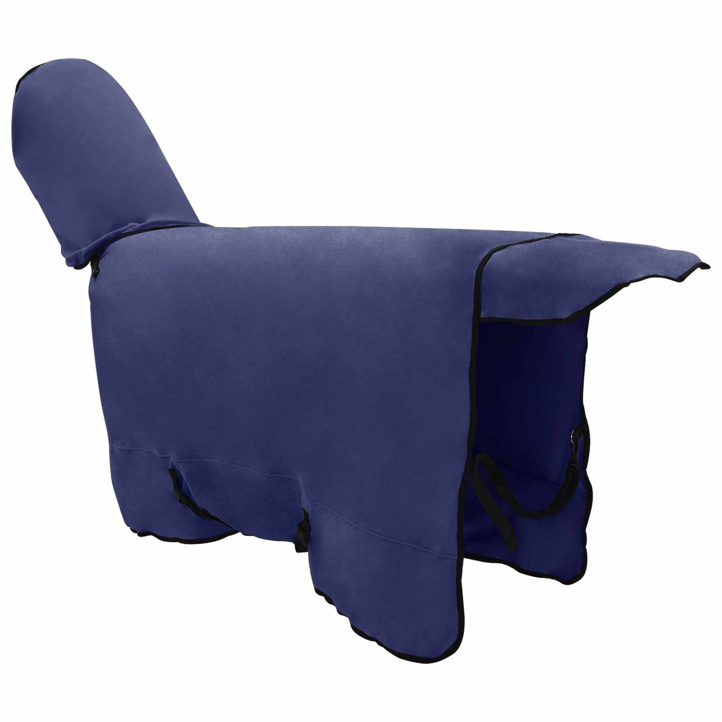Hestetæppe Mørkeblå 135 cm Polyester
