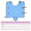 Hestetæppe Fuldt aqua 115 cm Polar fleece