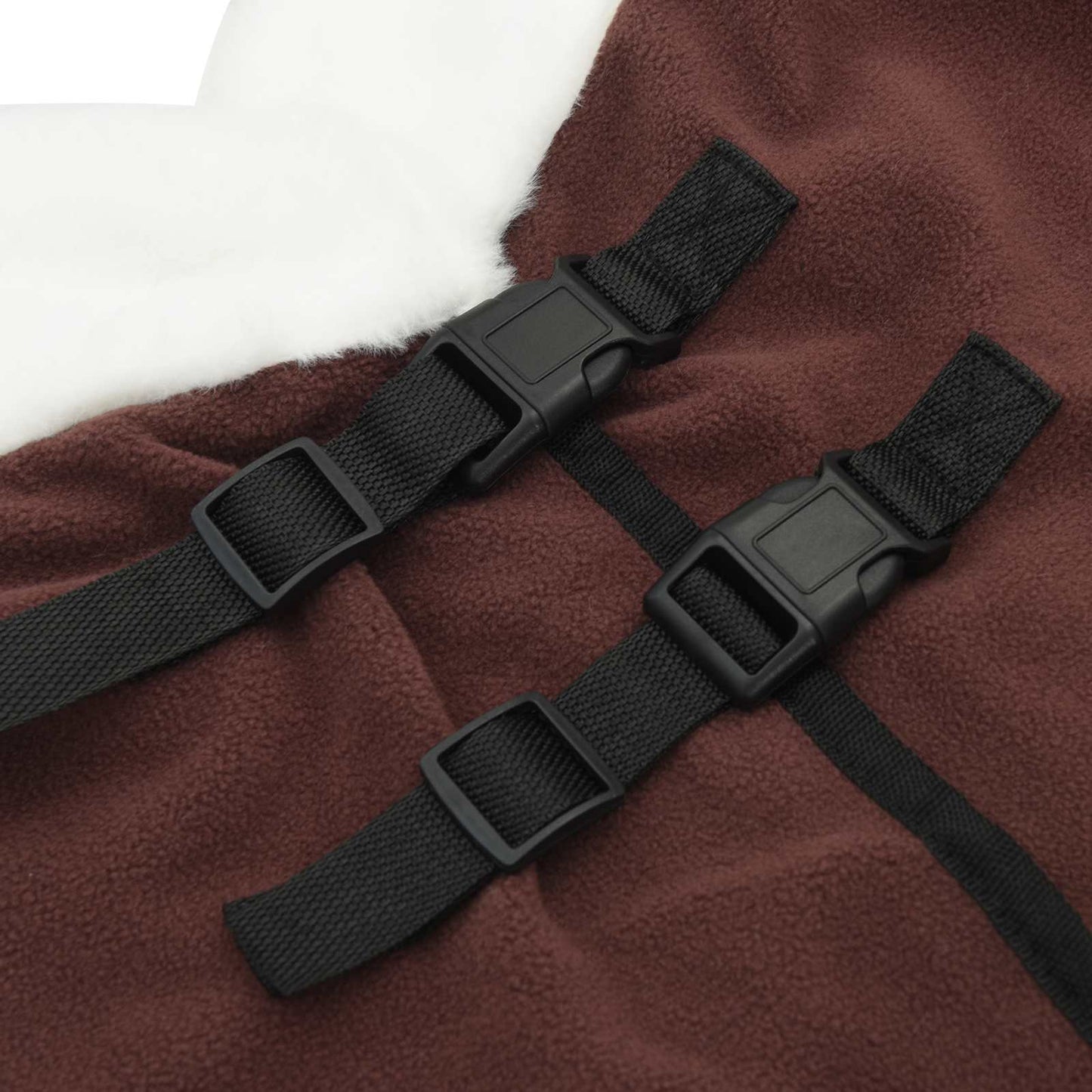 Hestetæppe Mørkebrun 105 cm Polar fleece