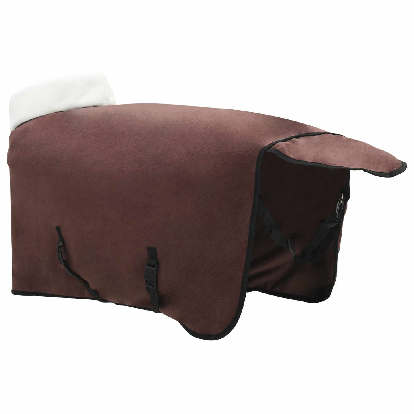 Hestetæppe Mørkebrun 105 cm Polar fleece