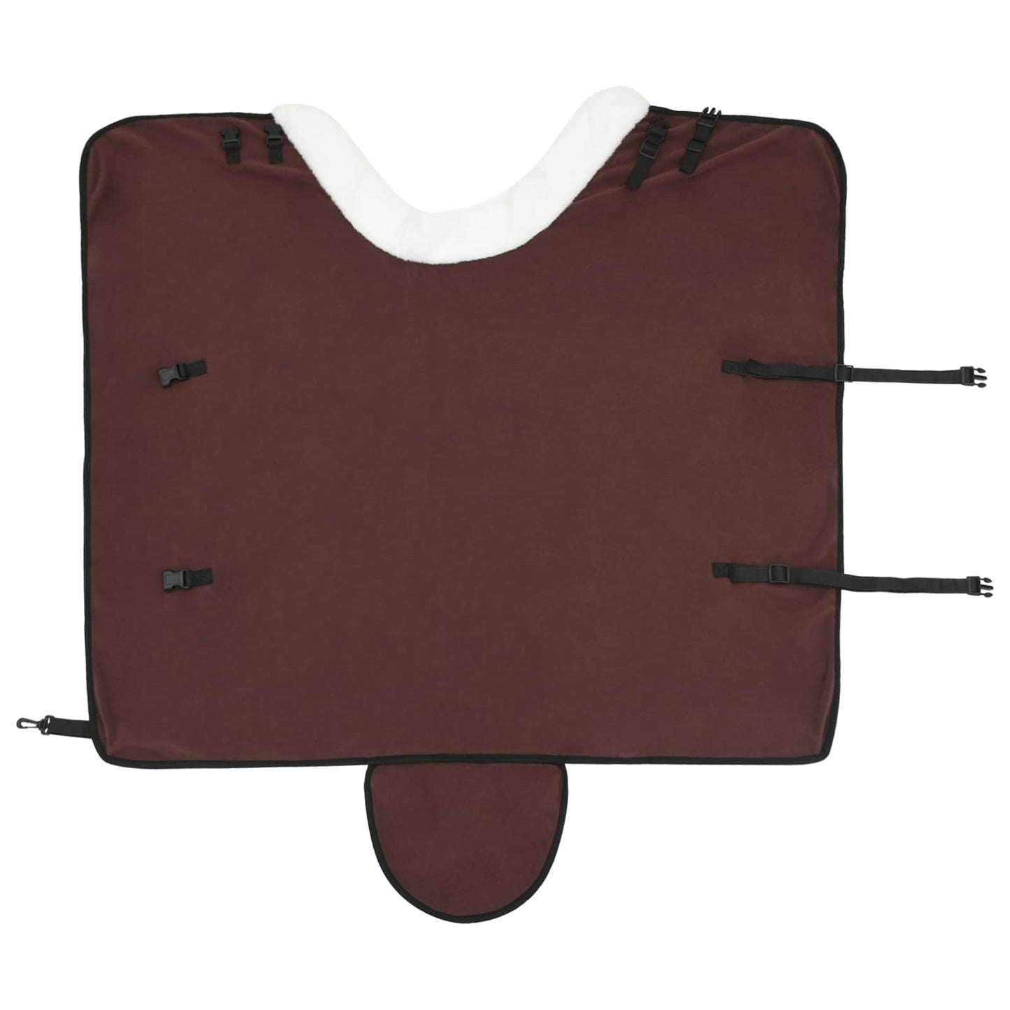 Hestetæppe Mørkebrun 105 cm Polar fleece