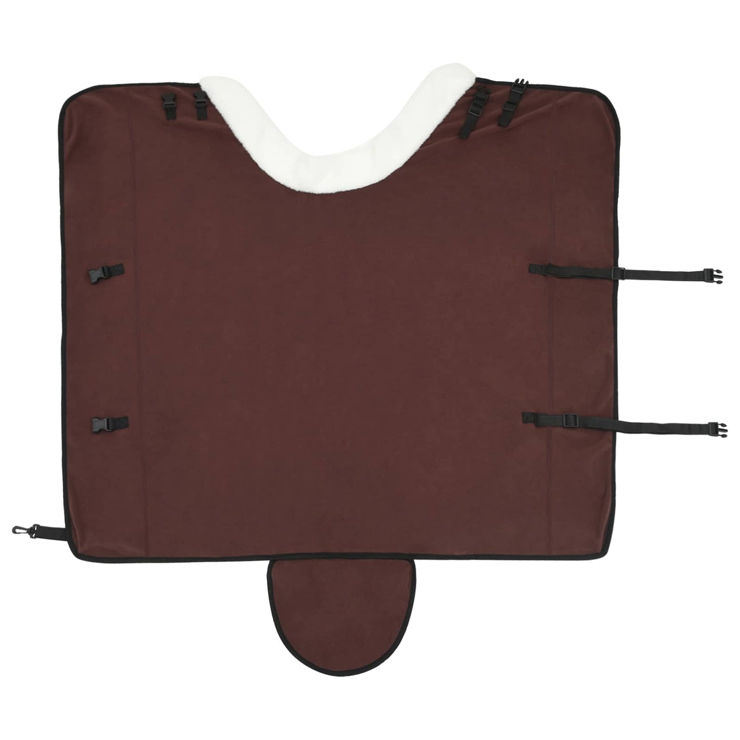 Hestetæppe Mørkebrun 145 cm Polar fleece