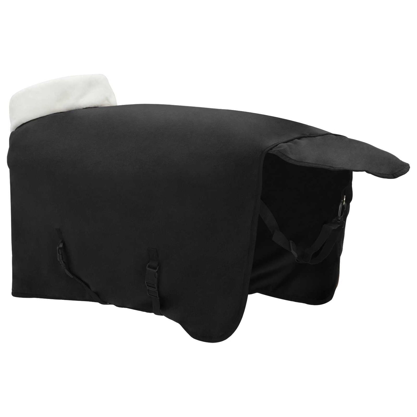 Hestetæppe Sort 75 cm Polar fleece