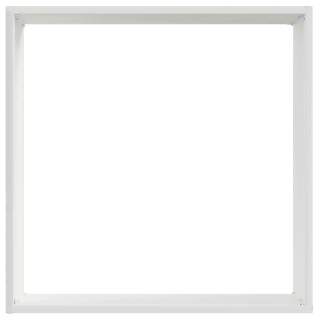 Plænekant Hvid 40 x 40 x 13 cm Stål