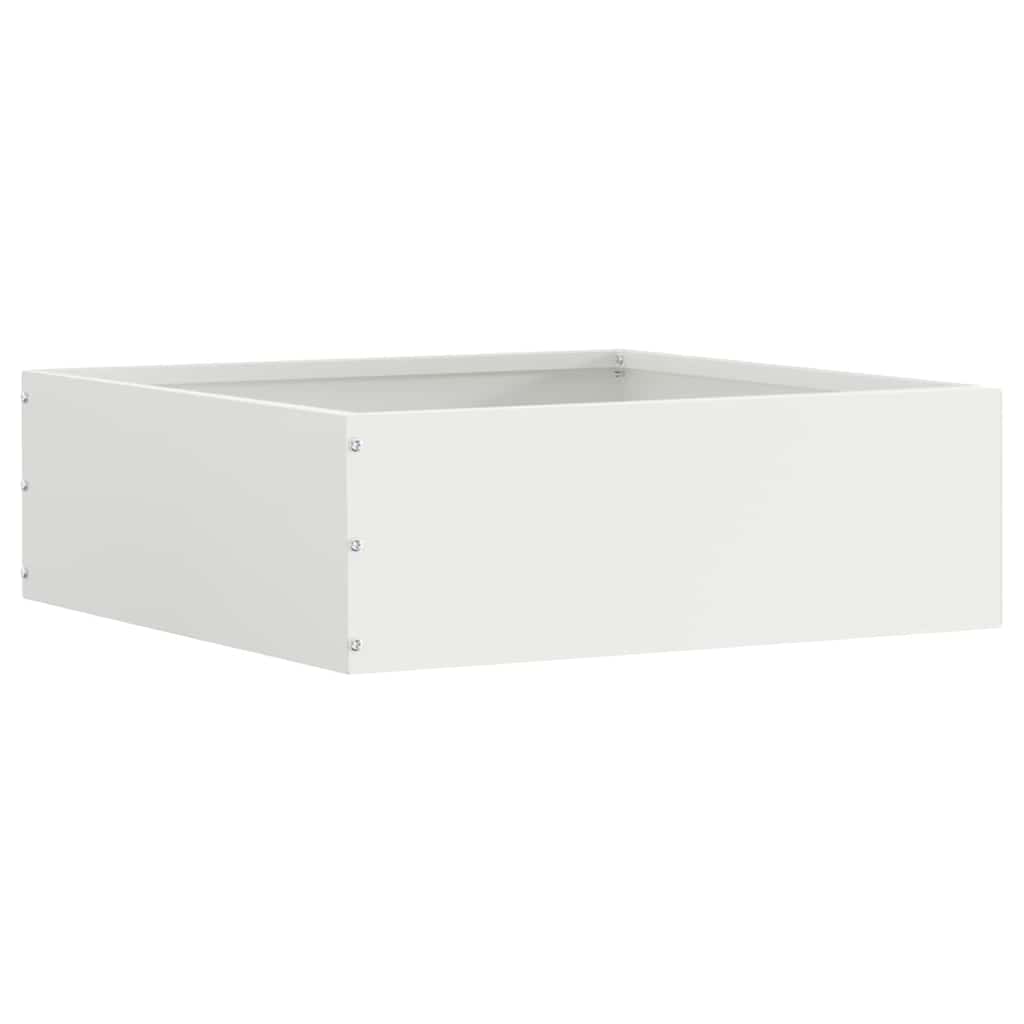 Plænekant 6 pcs Hvid 40 x 40 x 13 cm Stål