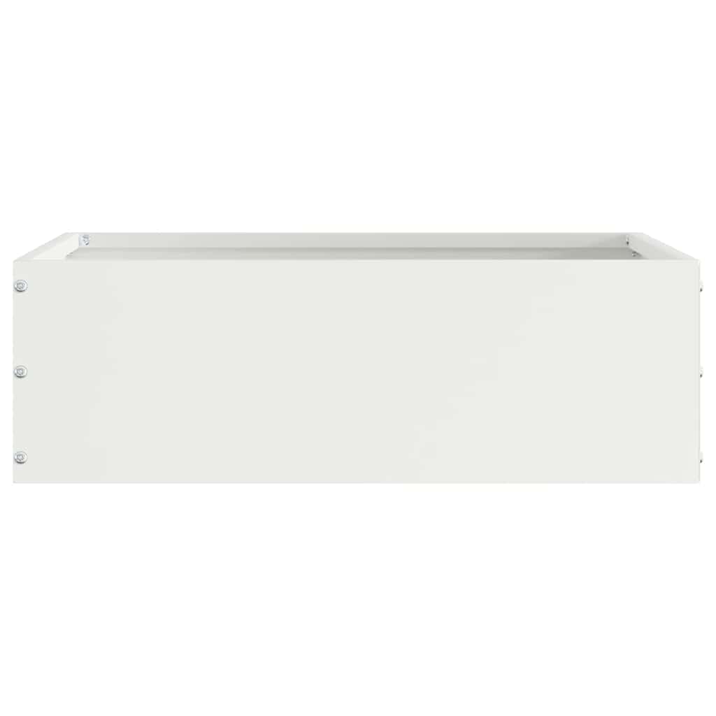 Plænekant 6 pcs Hvid 40 x 40 x 13 cm Stål
