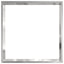 Plænekant 6 pcs Sølv 40 x 40 x 13 cm Rustfrit stål