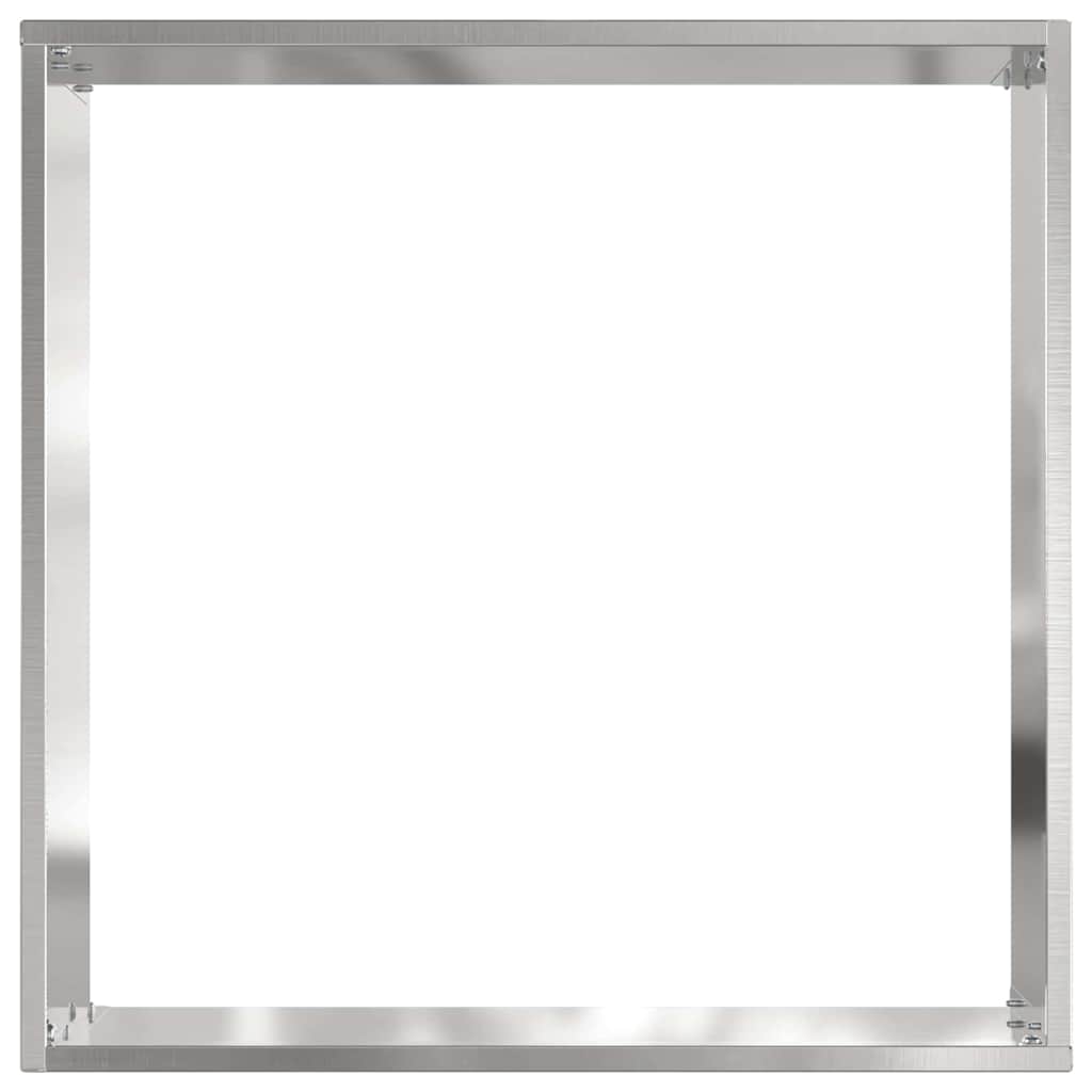 Plænekant 6 pcs Sølv 40 x 40 x 13 cm Rustfrit stål