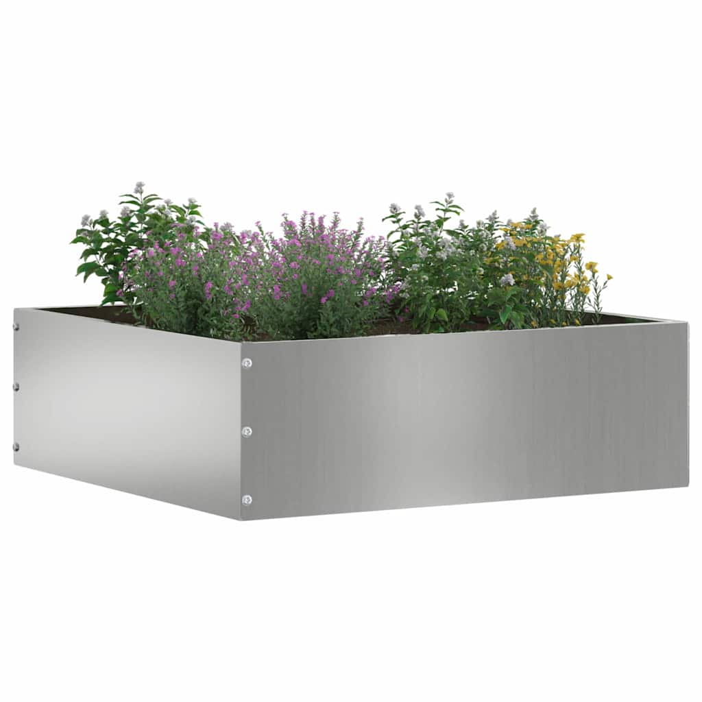 Plænekant 6 pcs Sølv 40 x 40 x 13 cm Galvaniseret stål