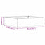 Plænekant 6 pcs Sort 50 x 50 x 13 cm Stål