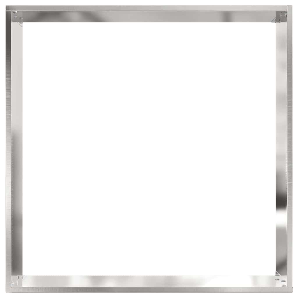 Plænekant 6 pcs Sølv 50 x 50 x 13 cm Rustfrit stål