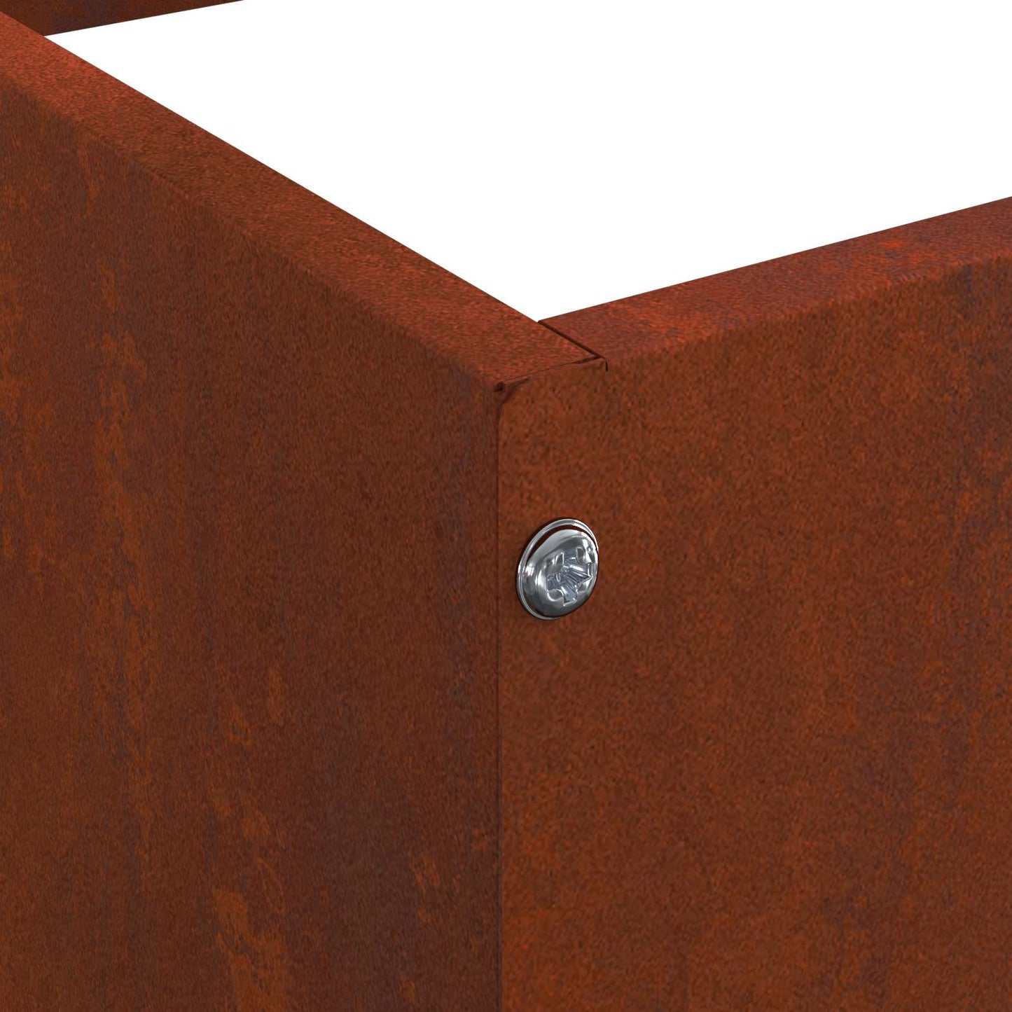 Plænekant Rusten 50 x 50 x 13 cm Cortenstål