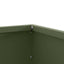 Plænekant 6 pcs Oliven grøn 60 x 60 x 13 cm Stål
