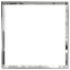 Plænekant 60 x 60 x 13 cm Galvaniseret stål Sølv
