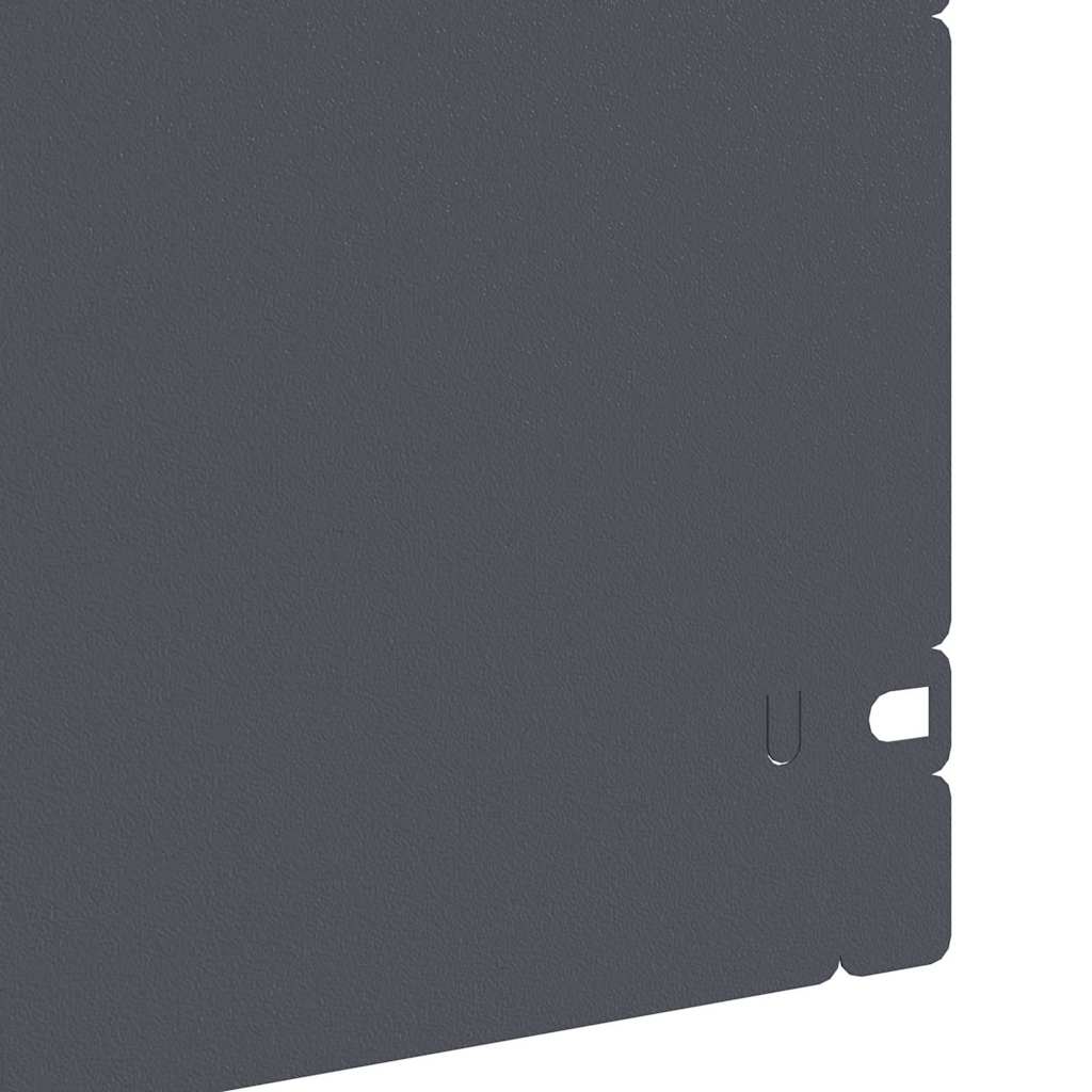 Plænekanter 30 pcs Antracit 103 x 0,05 x 22 cm Stål