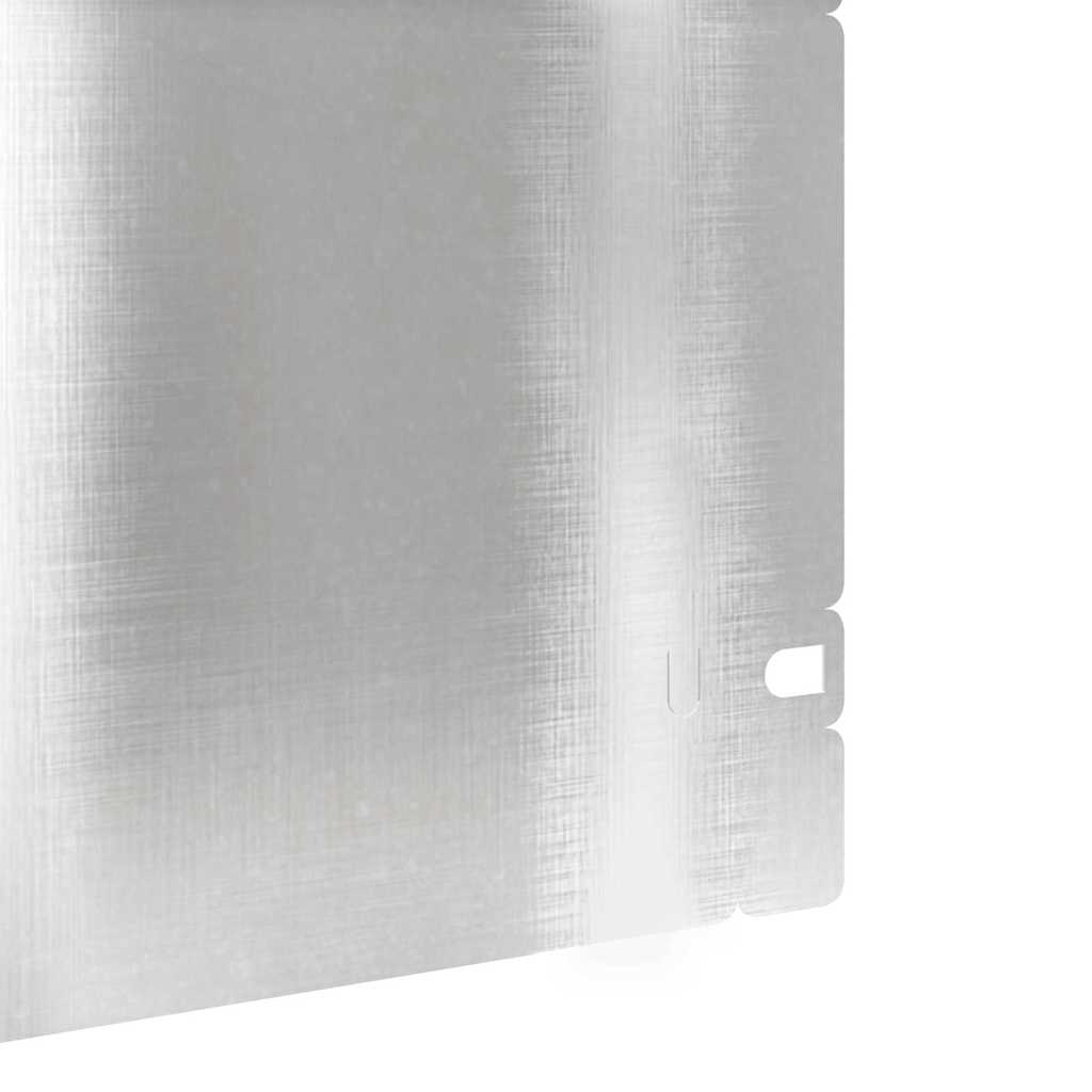 Plænekanter 30 pcs Sølv 103 x 0,05 x 22 cm Rustfrit stål