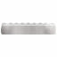Plænekanter 10 pcs Sølv 103 x 0,05 x 22 cm Rustfrit stål